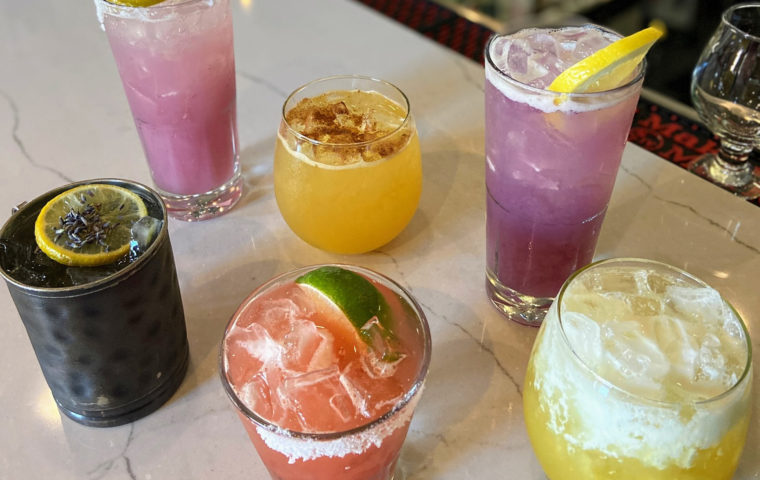 an array of mocktails at The Block