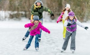 family ice skating