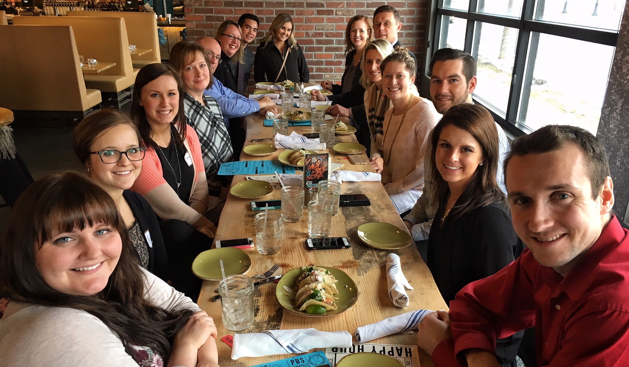 group dining at Punch Bowl Social