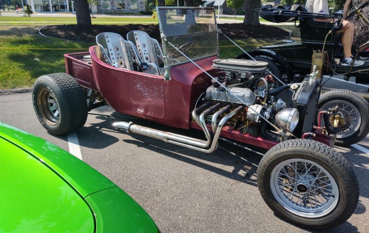 vehicle at the car show at Under Pressure Brewing