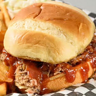 BBQ pork sandwich